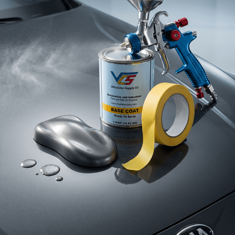 Kia C3S Aluminum Silver Metallic Low VOC Basecoat Paint