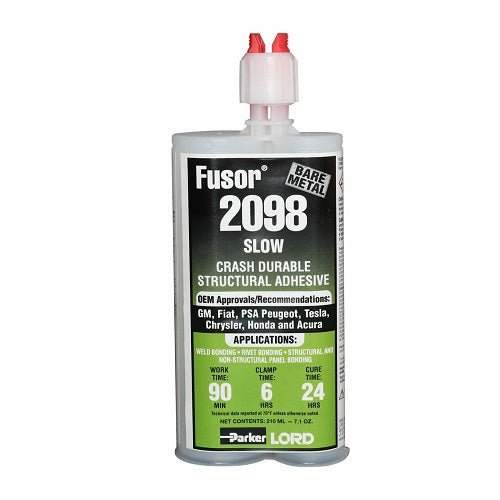 Lord Fusor 2098 (210ML) Slow Crash Structural Adhesive for Bare Metal - VirtuColor Supply