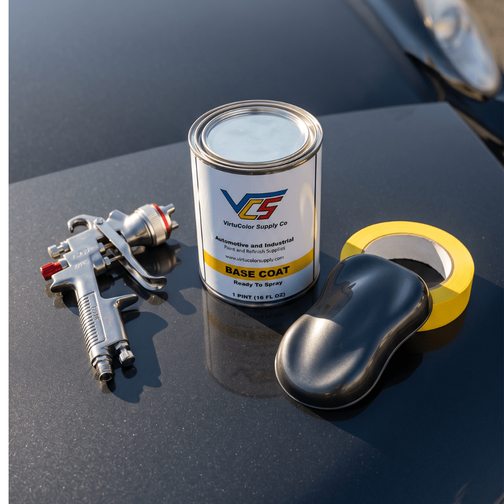 Mazda 38P Aluminum Metallic Low VOC Basecoat Paint