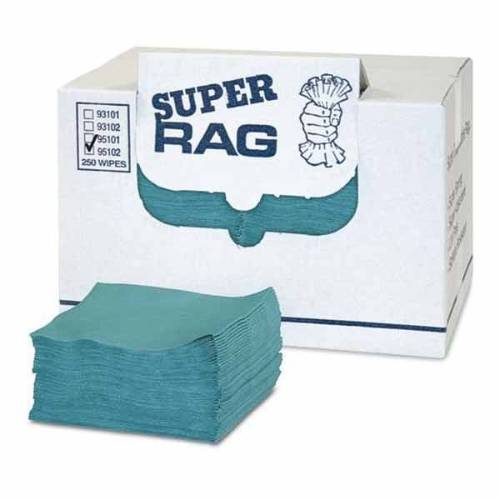 MDI Super Rag 95102 Blue Lint Free Towel, 250 pc, 16 x 13 in