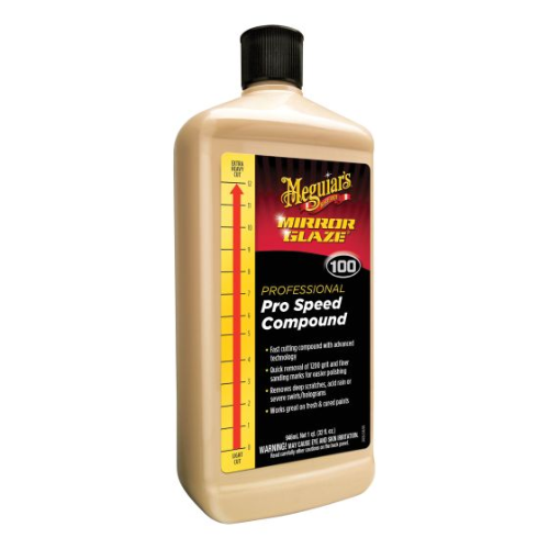 Meguiar's Mirror Glaze M10032 Pro Speed Compound, 1 Qt