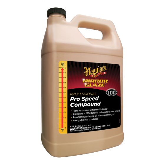 Meguiar's Mirror Glaze M10001 Pro Speed Compound, 1 gal - VirtuColor Supply