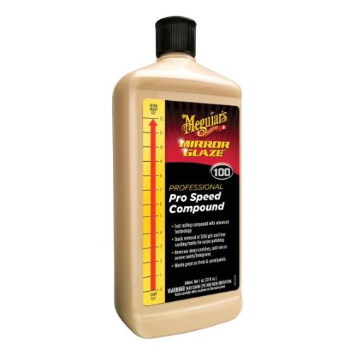 Meguiar's Mirror Glaze M10032 Pro Speed Compound, 1 Qt - VirtuColor Supply