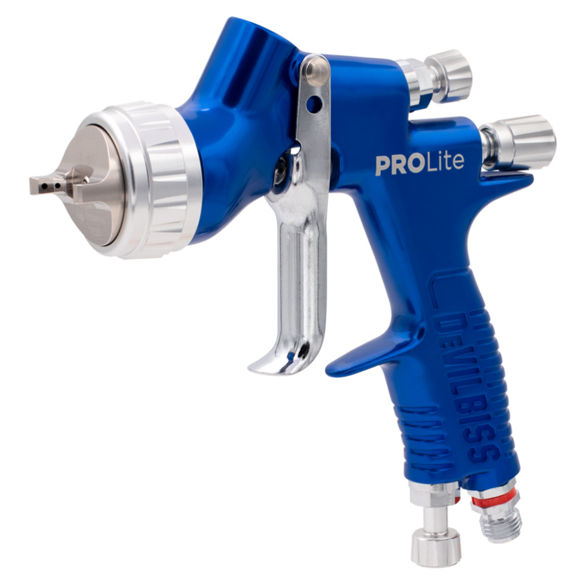 DevilBiss TEKNA ProLite 905043 Gravity Feed Spray Gun with TE10, TE20 Caps