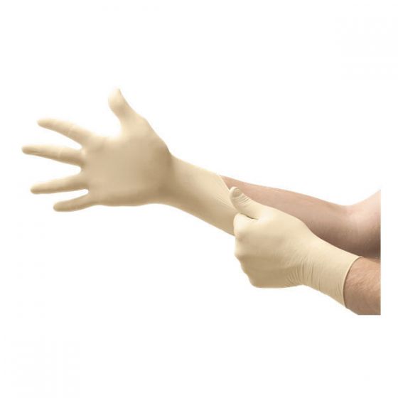 Microflex Diamond Grip Large Disposable Latex Gloves, Box of 100