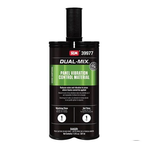 SEM Dual-Mix 39977 Black Panel Vibration Control Material, 7 oz Cartridge