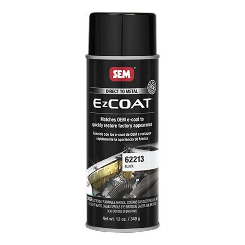 SEM EZ Coat 62213 Direct-To-Metal Black E Coating, 16 oz Aerosol