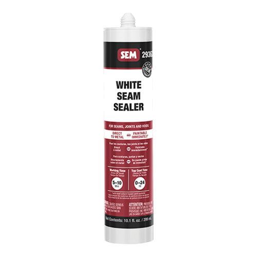 SEM 29362 1K White Seam Sealer, 10.1 oz Tube