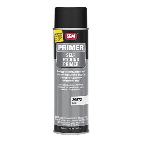 SEM 39673 Black Self-Etching Low VOC Primer, 15.5 oz