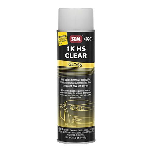 SEM® 40903 1K HS Gloss Clearcoat, 15.5 oz