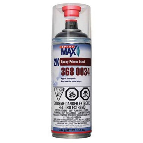 SprayMax® 3680034 Black Universal 2K Epoxy Primer Filler Aerosol