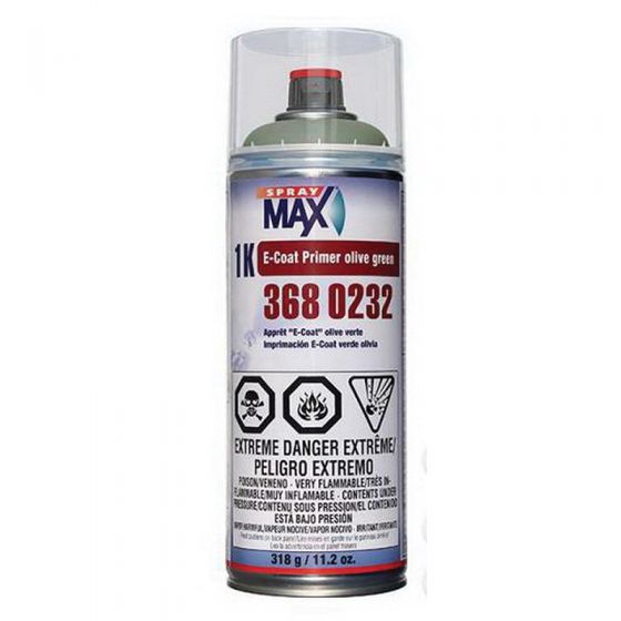 SprayMax 3680232 Olive Green 1K E-Coat Primer, 11.2 oz Aerosol