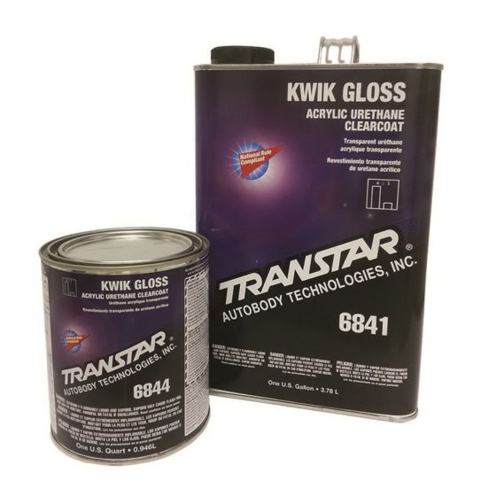 TRANSTAR® 6841 4:1 Kwik Gloss Acrylic Urethane Clearcoat, 1 gal