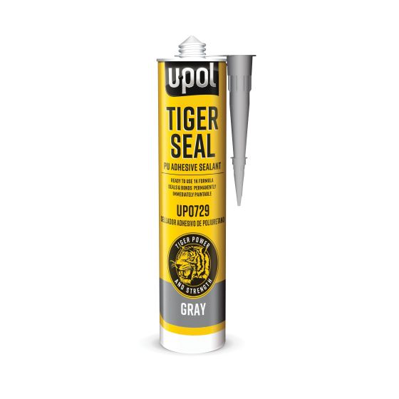 U-POL TIGER SEAL UP0729 1K Gray Seam Sealer, 310 mL Cartridge