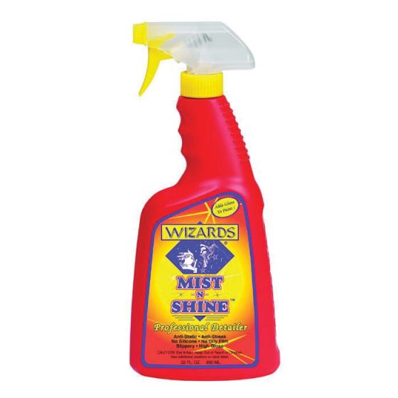 WIZARDS MIST-N-SHINE 01214 Professional Detailer, 22 oz Spray Bottle