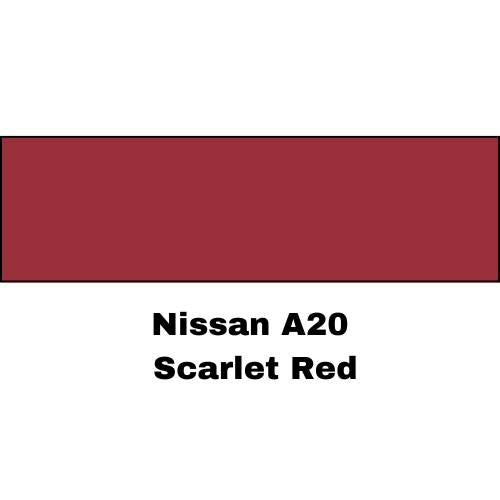 Nissan A20 Scarlet Red Low VOC Basecoat Paint