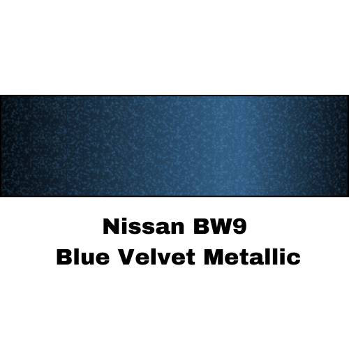 Nissan BW9 Blue Velvet Metallic Low VOC Basecoat Paint