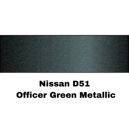 Nissan D51 Officer Green Metallic Low VOC Basecoat Paint