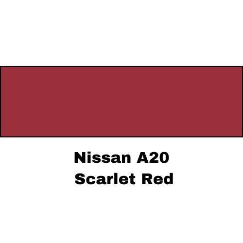 Nissan A20 Scarlet Red Low VOC Basecoat Paint - VirtuColor Supply