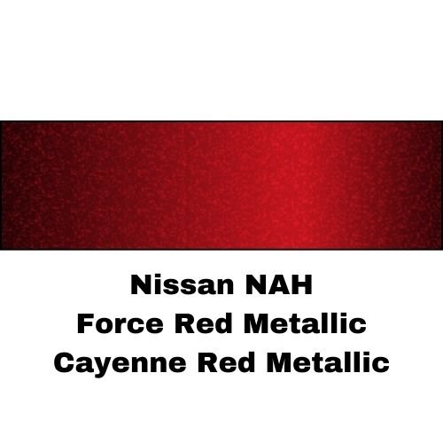 Nissan NAH Force Red Metallic Low VOC Basecoat Paint - VirtuColor Supply