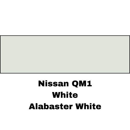 Nissan QM1 White Low VOC Basecoat Paint - VirtuColor Supply