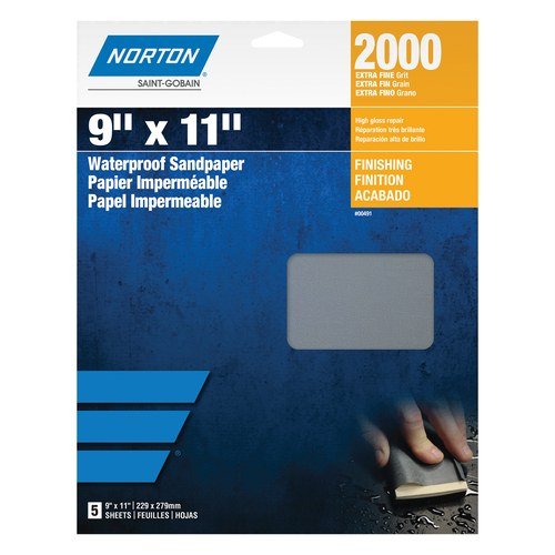 Norton Black Ice SC Waterproof Paper Sheet | 5pk - VirtuColor Supply