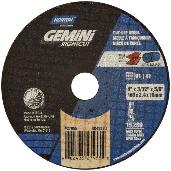 Norton Gemini Cut-Off Wheel | 25pk