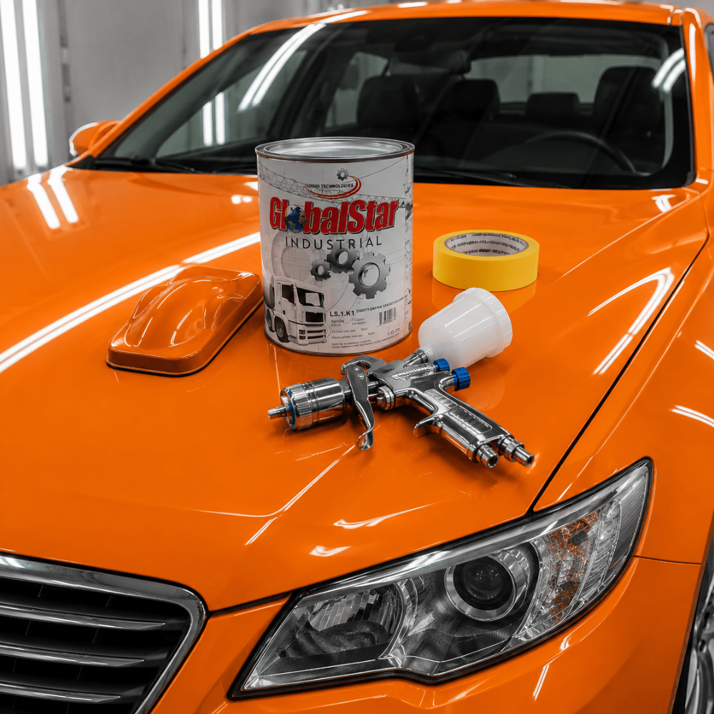 OSHA Safety Orange 3:1 Mix 2K Polyurethane Industrial Paint*