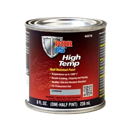 POR - 15® 44316 Aluminum High Temperature Paint, 8 oz - VirtuColor Supply