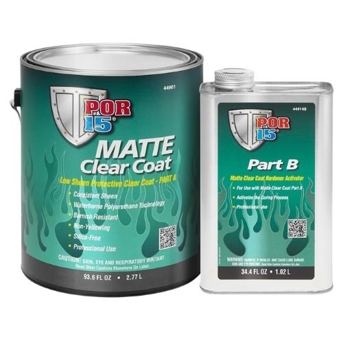 POR - 15® 44901 2 - Component Protective Clearcoat Matte Finish, 1 gal - VirtuColor Supply