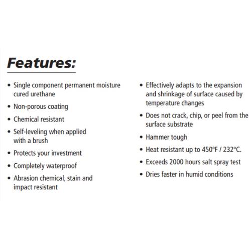 POR - 15® 45108 Clear Rust Preventive Coating, 1 Pt - VirtuColor Supply