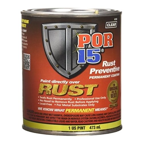 POR - 15® 45108 Clear Rust Preventive Coating, 1 Pt - VirtuColor Supply