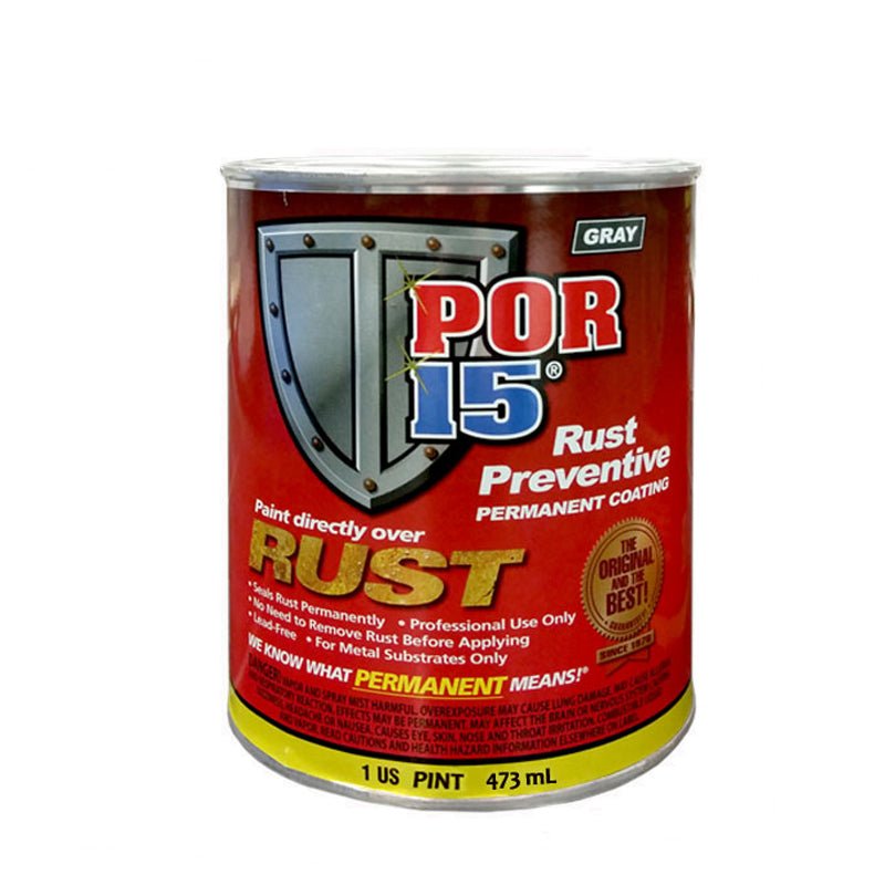 POR - 15® 45208 Gray Rust Preventive Coating, 1 Pt - VirtuColor Supply