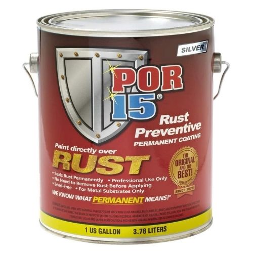 POR - 15® 45301 Silver Rust Preventive Coating, 1 Gallon - VirtuColor Supply