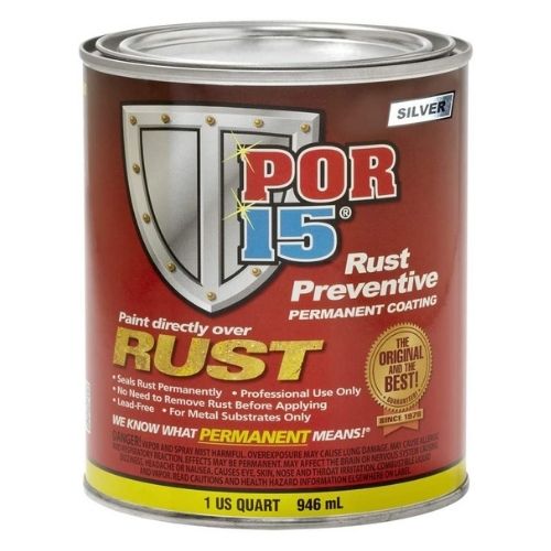 POR - 15® 45304 Quart Silver Rust Preventive Coating - VirtuColor Supply