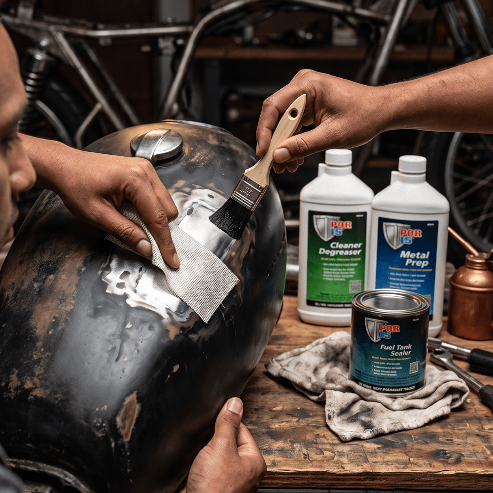 POR-15® 49229 Motorcycle Fuel Tank Repair Kit