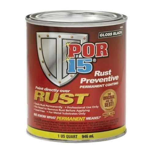 POR-15® 45004 Quart Gloss Black Rust Preventive Coating