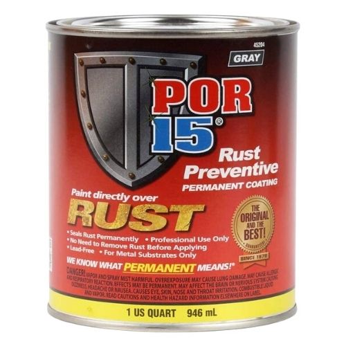 POR-15® 45204 Quart Gray Rust Preventive Coating