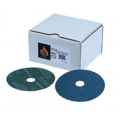 Premium 5" 24 Grit Zirconia Sanding Disc, 25 pk, High Teck - VirtuColor Supply