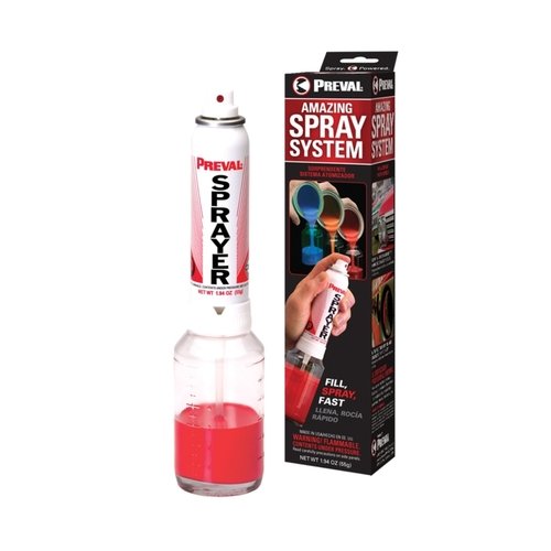 PREVAL 0267 Paint Spray System with 6 oz Jar - VirtuColor Supply