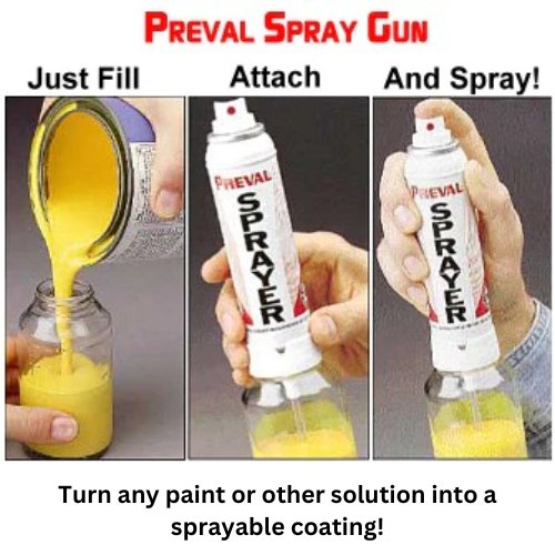 PREVAL 0267 Paint Spray System with 6 oz Jar - VirtuColor Supply