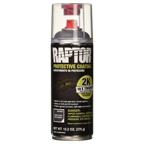 RAPTOR 4884 Basalt Gray 2K Bedliner Aerosol, 13.2 oz Aerosol - VirtuColor Supply