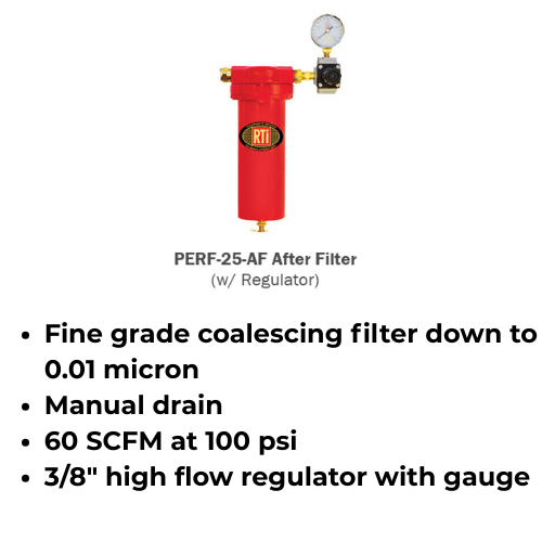 RTi PERF-25 Desiccant Dryer System for Paint Sprayers