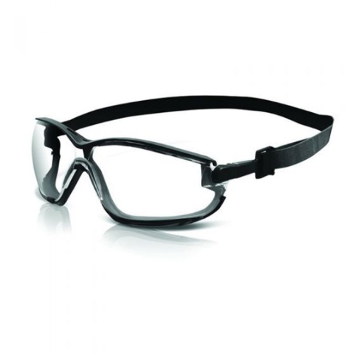 SAS 5103 Safety Goggles with Black Frame and Strap