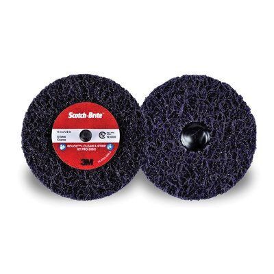 Scotch - Brite 21552 XT Pro 4 in Clean and Strip Disc, Extra Coarse - VirtuColor Supply