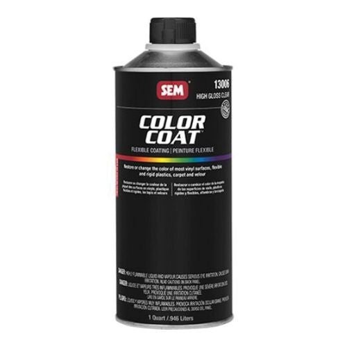 SEM 13006 Color Coat High Gloss Clear, 1 Quart | Auto Interior Paint