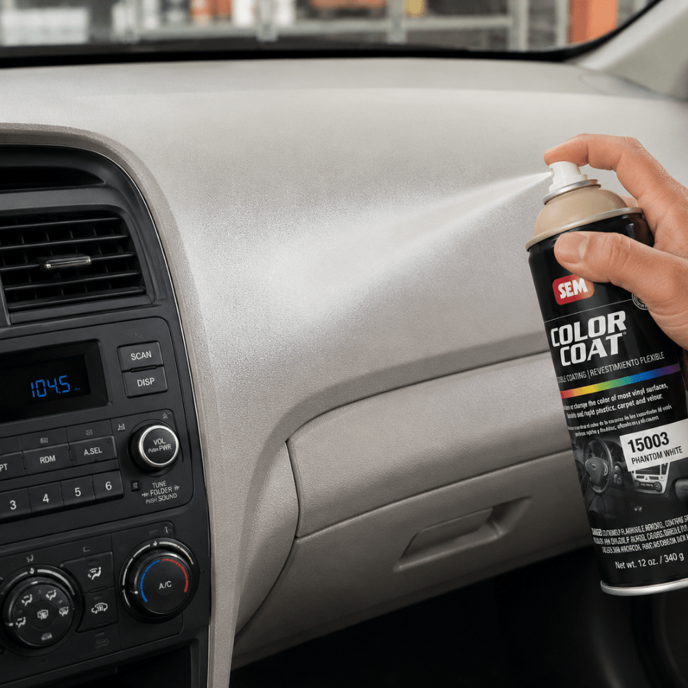 SEM 15003 Color Coat Phantom White, 16 oz | Aerosol | Auto Interior Paint