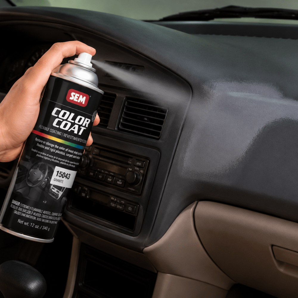 SEM 15053 Color Coat Granite, 16 oz | Aerosol | Auto Interior Paint