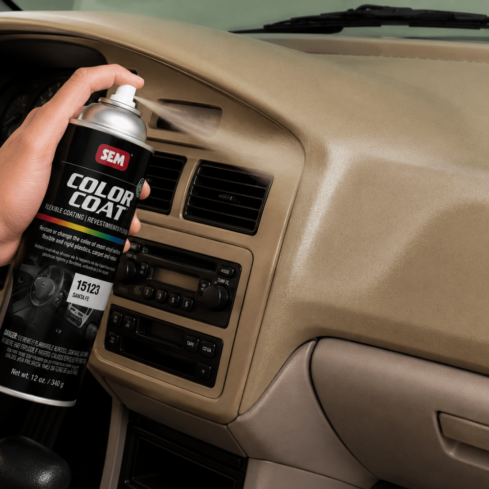 SEM 15123 Color Coat Santa Fe, 16 oz | Aerosol | Auto Interior Paint