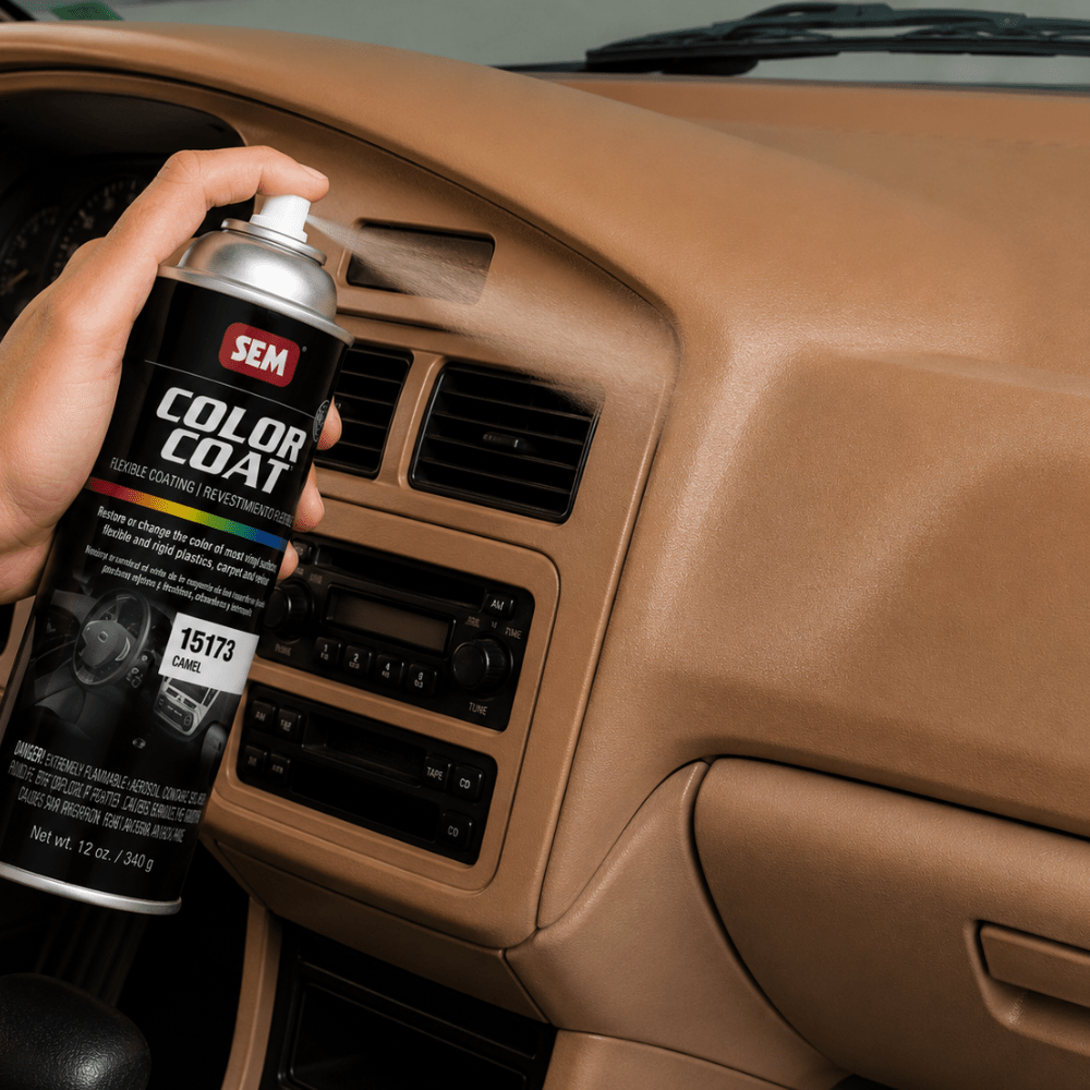 SEM 15173 Color Coat Camel, 16 oz | Aerosol | Auto Interior Paint